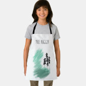 Scandinavische groene boomkunst eenvoudige moderne schort (Insitu)