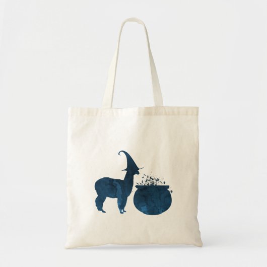 Scandinavische heks lama tote bag (Voorkant)