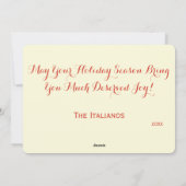 Scandinavische herten Nordic Merry Christmas Desig Feestdagenkaart (Achterkant)