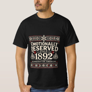 Scandinavische humor - emotioneel gereserveerd t-shirt