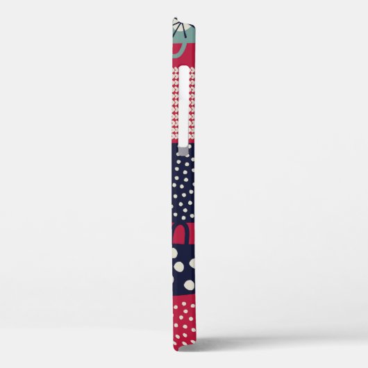 Scandinavische hygge: rustieke patroon mix Case-Mate iPhone case (Achterkant / Links)