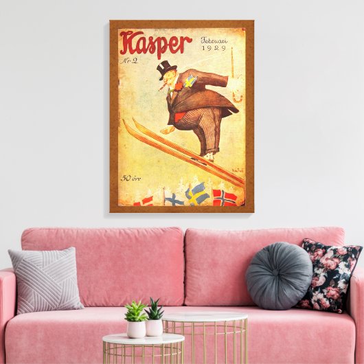  Scandinavische igar ad Canvas Afdruk (Insitu (Woonkamer))