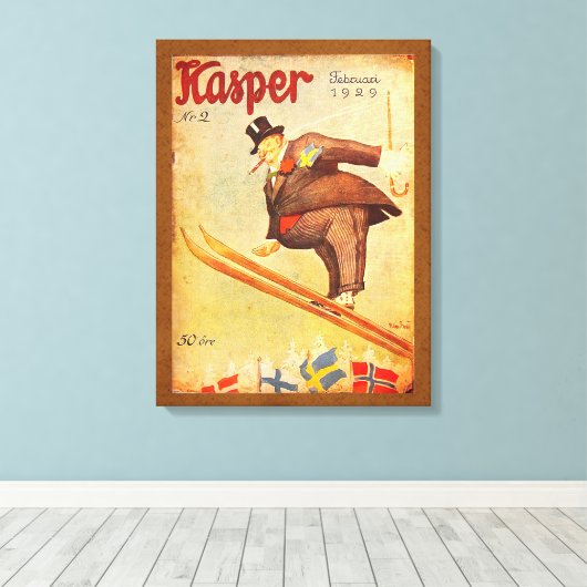  Scandinavische igar ad Canvas Afdruk (Insitu (Houten vloer))