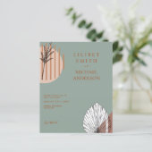 Scandinavische Japandi Abstracte Vormen BEWAAR DE  (Staand voorkant)