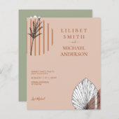 Scandinavische Japandi Abstracte Vormen BEWAAR DE  (Voorkant / Achterkant)