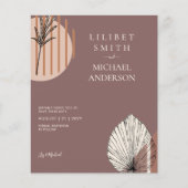 Scandinavische Japandi Abstracte Vormen BEWAAR DE  Flyer (Voorkant)