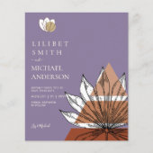 Scandinavische Japandi Abstracte Vormen RESERVERIN Flyer (Voorkant)