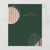 Scandinavische Japandi Abstracte Vormen SAVE THE D (Achterkant)