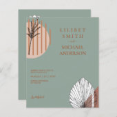 Scandinavische Japandi Abstracte Vormen SAVE THE D (Voorkant / Achterkant)