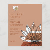 Scandinavische Japandi Abstracte Vormen SAVE THE D Flyer (Voorkant)