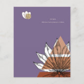 Scandinavische Japandi Abstracte Vormen SAVE THE D Flyer (Achterkant)