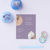 Scandinavische Japandi Abstracte Vormen SAVE THE D Flyer (Enkel)