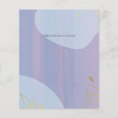 Scandinavische Japandi Modern Abstract Bruiloft (Achterkant)