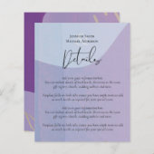 Scandinavische Japandi Modern Abstract Bruiloft (Voorkant / Achterkant)