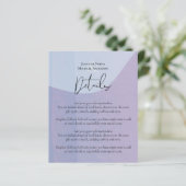 Scandinavische Japandi Modern Abstract Bruiloft (Staand voorkant)