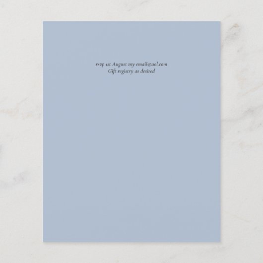 Scandinavische Japandi Modern Abstract Bruiloft (Achterkant)