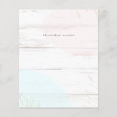 Scandinavische Japandi Modern Abstract Bruiloft (Achterkant)