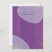 Scandinavische Japandi Modern Abstract Bruiloft (Achterkant)