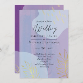 Scandinavische Japandi Modern Abstract Bruiloft