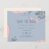 Scandinavische Japandi Modern Abstract Bruiloft (Voorkant / Achterkant)