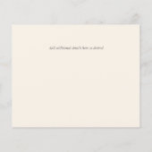 Scandinavische Japandi Modern Abstract Bruiloft (Achterkant)