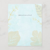 Scandinavische Japandi Modern Abstract Bruiloft (Achterkant)