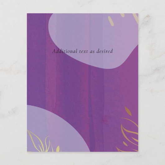 Scandinavische Japandi Modern Abstract Bruiloft (Achterkant)