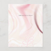 Scandinavische Japandi Modern Abstract Bruiloft (Achterkant)