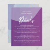 Scandinavische Japandi Modern Abstract Bruiloft (Voorkant / Achterkant)