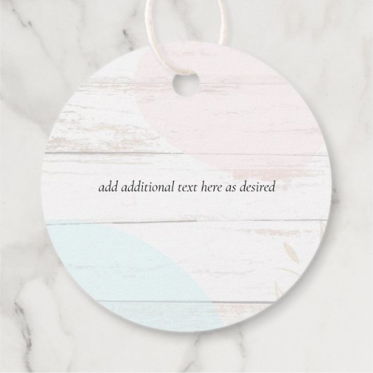 Scandinavische Japandi Modern Abstract Bruiloft Bedankjes Labels (Achterkant)