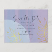 Scandinavische Japandi Modern Abstract Bruiloft Briefkaart (Voorkant)