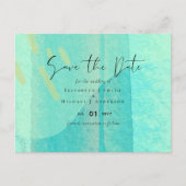 Scandinavische Japandi Modern Abstract Bruiloft Briefkaart (Voorkant)