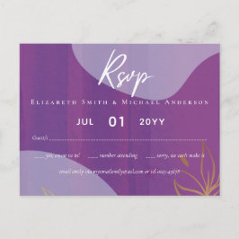 Scandinavische Japandi Modern Abstract Bruiloft Briefkaart