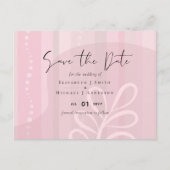 Scandinavische Japandi Modern Abstract Bruiloft Briefkaart (Voorkant)