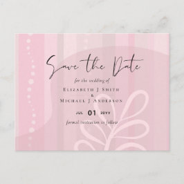 Scandinavische Japandi Modern Abstract Bruiloft Briefkaart