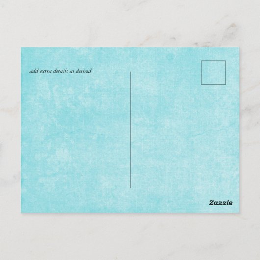 Scandinavische Japandi Modern Abstract Bruiloft Briefkaart (Achterkant)