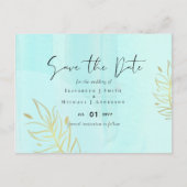 Scandinavische Japandi Modern Abstract Bruiloft Briefkaart (Voorkant)