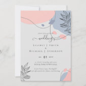 Scandinavische Japandi Moderne Abstracte Bruiloft (Voorkant)