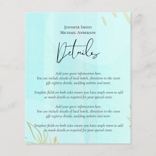 Scandinavische Japandi Moderne Abstracte Bruiloft (Voorkant)