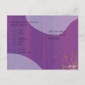 Scandinavische Japandi Moderne Abstracte Bruiloft Briefkaart (Achterkant)