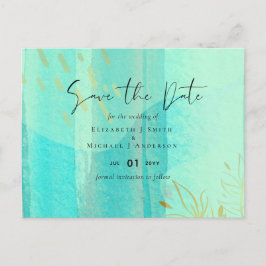 Scandinavische Japandi Moderne Abstracte Bruiloft Briefkaart