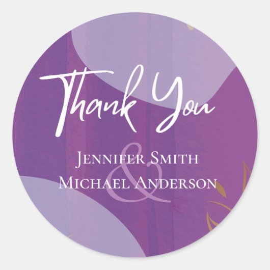 Scandinavische Japandi Moderne Abstracte Bruiloft Ronde Sticker (Voorkant)