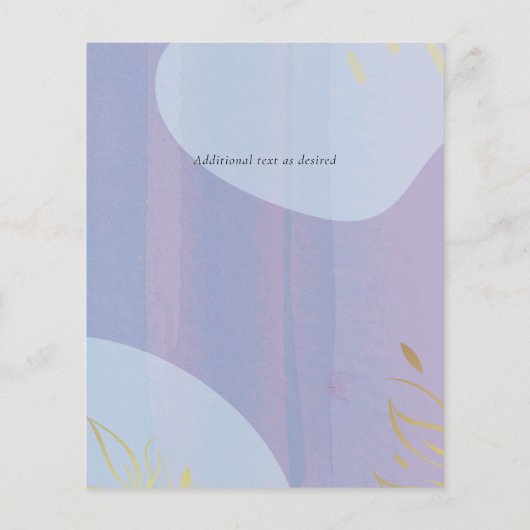 Scandinavische Japandi Moderne Abstracte Trouw (Achterkant)