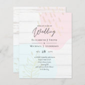 Scandinavische Japandi Moderne Abstracte Trouw (Voorkant / Achterkant)