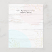 Scandinavische Japandi Moderne Abstracte Trouw (Achterkant)