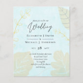 Scandinavische Japandi Moderne Abstracte Trouw (Voorkant)