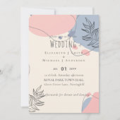 Scandinavische Japandi Moderne Abstracte Trouw (Voorkant)