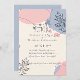 Scandinavische Japandi Moderne Abstracte Trouw