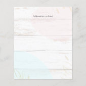 Scandinavische Japandi Moderne Abstracte Trouw (Achterkant)