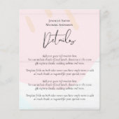 Scandinavische Japandi Moderne Abstracte Trouw (Voorkant)